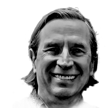 B&W Headshot of Rowan Morrigan